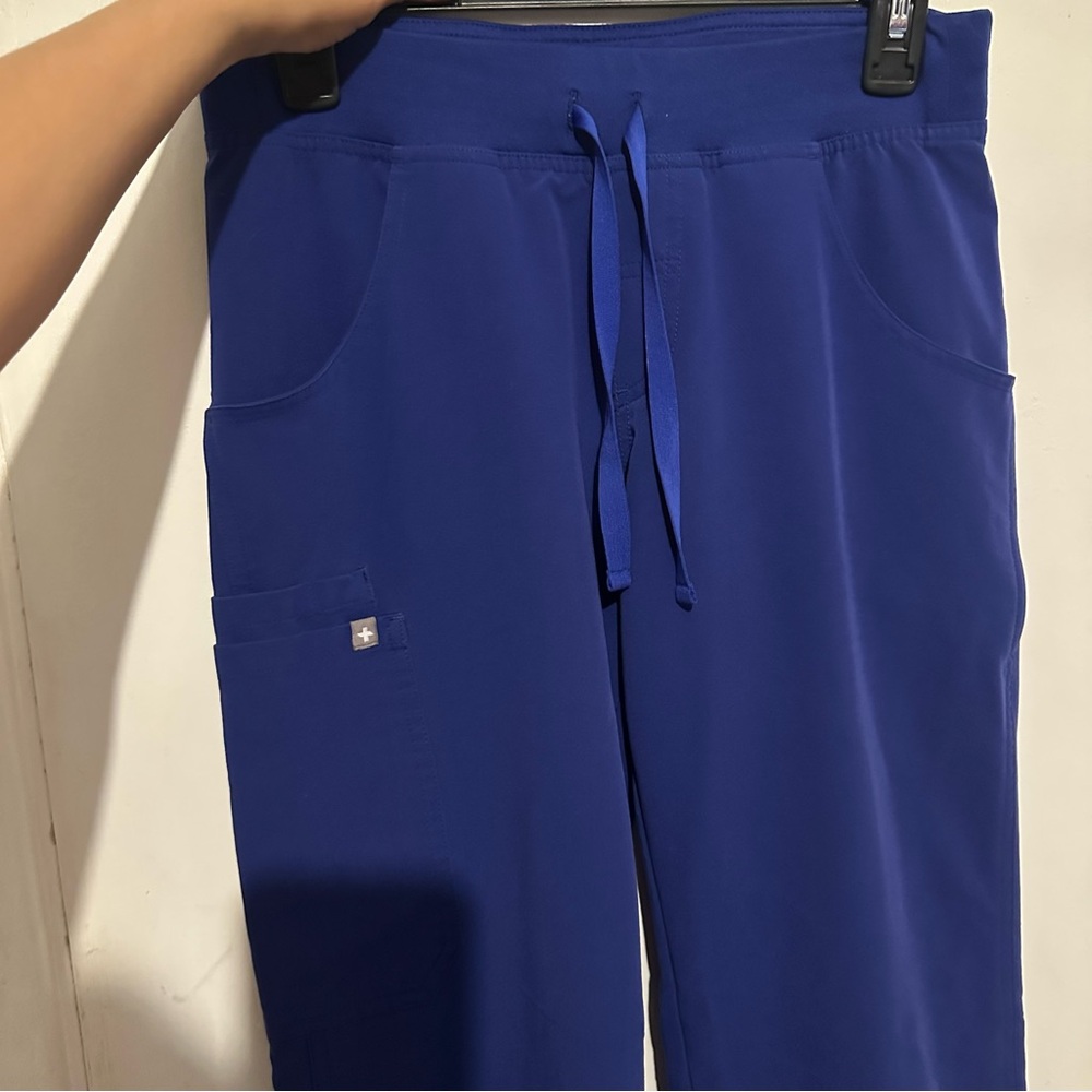 Figs Bottoms Deep Royal Blue